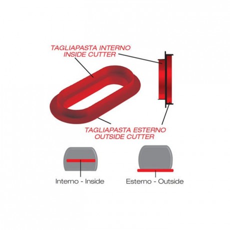 Eclair silicone mould 129 x 40 x 35 mm
