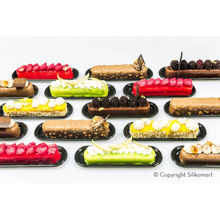 Fashion Eclair silicone mould 130 x 25 x 25 mm