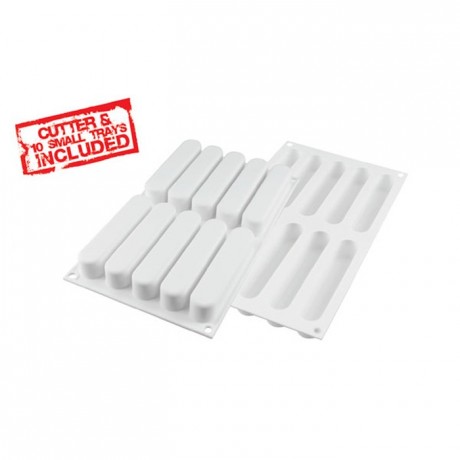 Moule silicone Fashion Eclair 130 x 25 x 25 mm