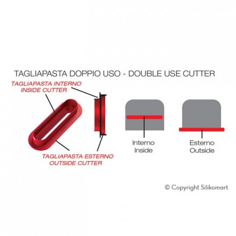 Moule silicone Fashion Eclair 130 x 25 x 25 mm