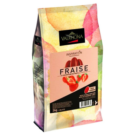 Strawberry Inspiration fruit couverture beans 500 g