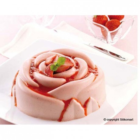 Rose medium silicone mould Ø 180 x 85 mm