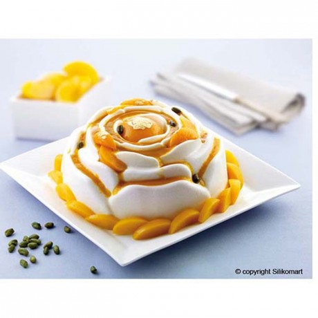 Rose silicone mould Ø 220 x 100 mm