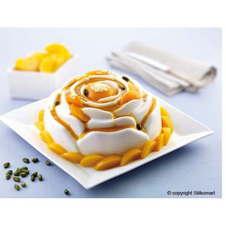 Moule silicone rose petites pétales Ø 220 x 100 mm