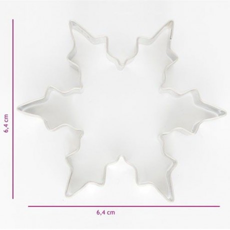 Découpoir FunCakes cristaux de glace 6,4 cm