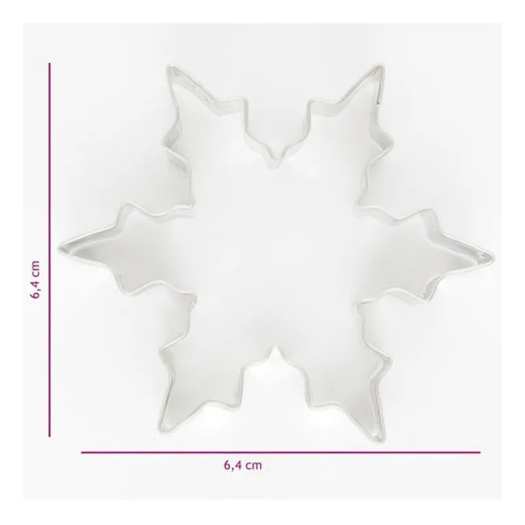 Découpoir FunCakes cristaux de glace 6,4 cm