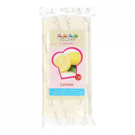 Pâte à sucre FunCakes aromatisée citron 1 kg