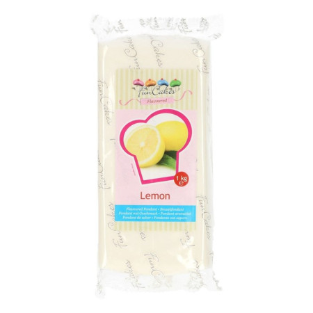 Pâte à sucre FunCakes aromatisée citron 1 kg