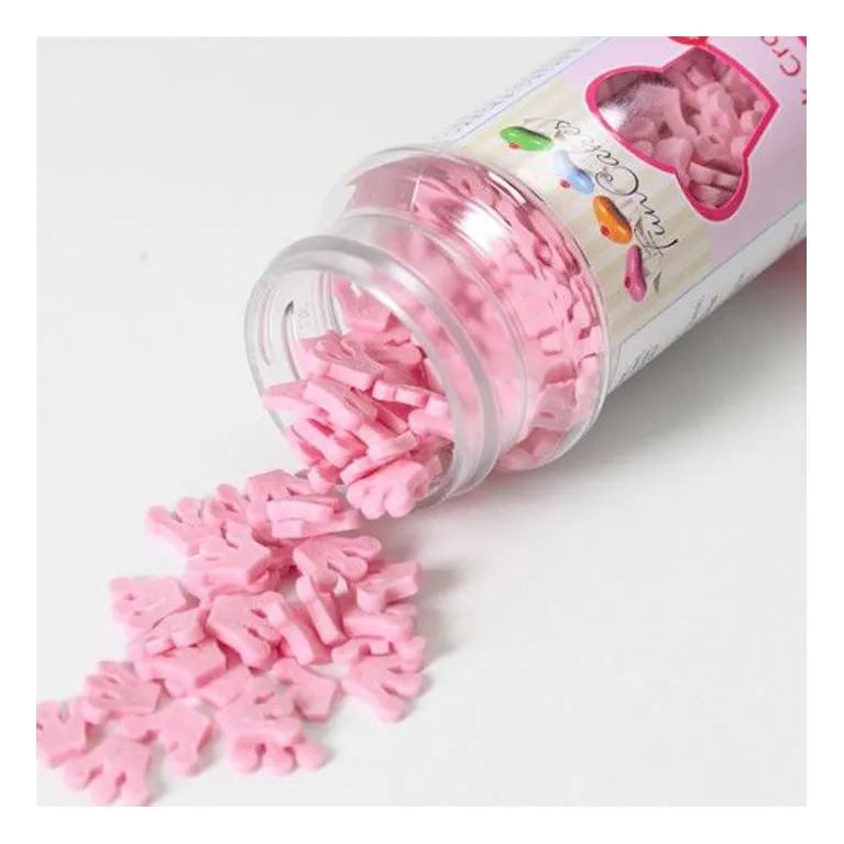 Couronnes rose en sucre FunCakes 45 g