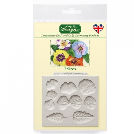 Moule silicone Katy Sue pour pâte à sucre pensée