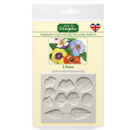 Moule silicone Katy Sue pour pâte à sucre pensée