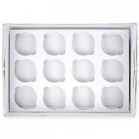 Boite à cupcakes 9 cm 12 pièces