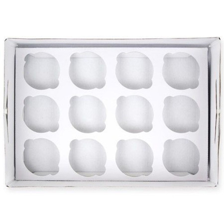 Boite à cupcakes 9 cm 12 pièces