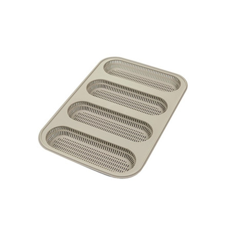 Mini Baguette Bread perforated silicone mould 170 x 55 x 20 mm