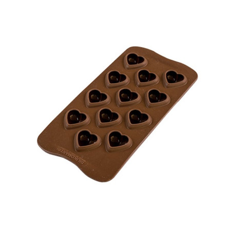 Moule silicone pour chocolat My Love Ø 30 x 15 mm