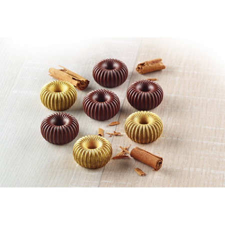 Crown chocolate silicone mould Ø 30 x 15 mm