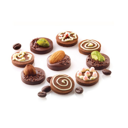 Chablon silicone mould Ø 25 x 5 mm