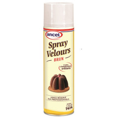Spray velours brun chocolat 500 mL