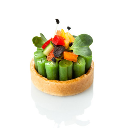 Fonds ronds mini salés basilic Slim Line beurre AOP Ø35 mm (210 pièces)