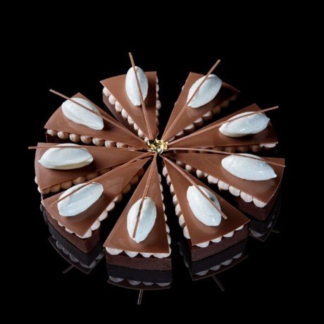 Triangle pie crust cocoa La Rose Noire 115 x 60 mm (60 pcs)