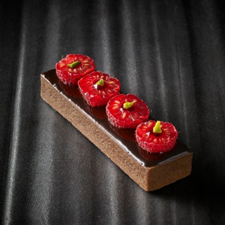 Fonds rectangles moyens cacao La Rose Noire 95 x 25 mm (84 pièces)