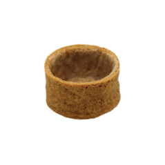 Round pie crust caramelised biscuit La Rose Noire Ø33 mm (210 pcs)