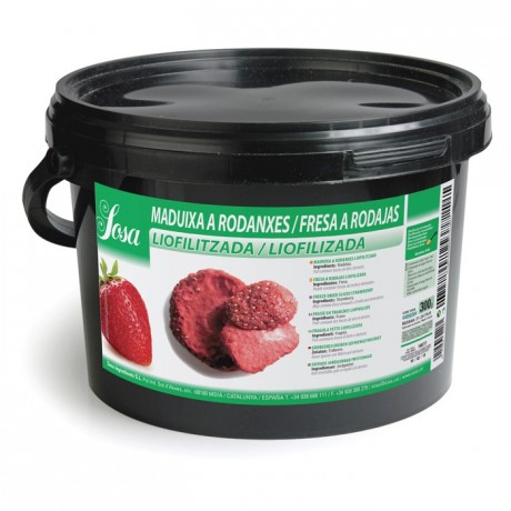 Fraise en tranche lyophilisée Sosa 300 g