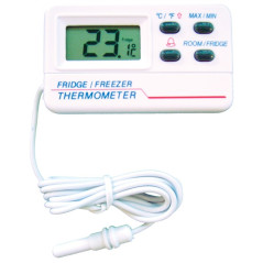 Thermomètre frigo électronique avec alarme certifié -50°C à +70°C