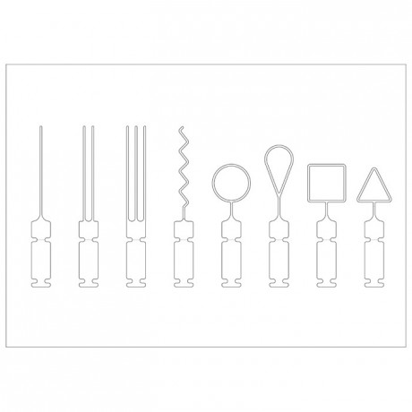 Dipping forks for signature decoration (8 pcs)