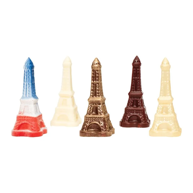 Moule 14 bonbons tours Eiffel en polycarbonate pour chocolat