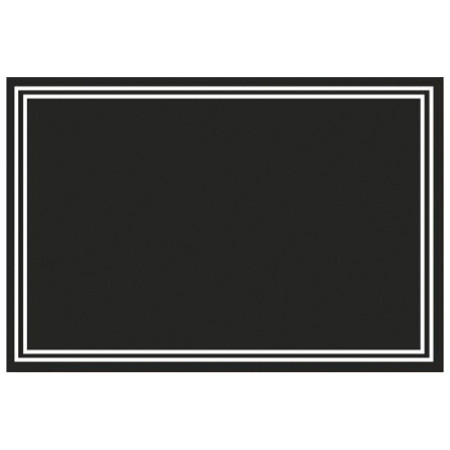 Labels PVC black (10 pcs)