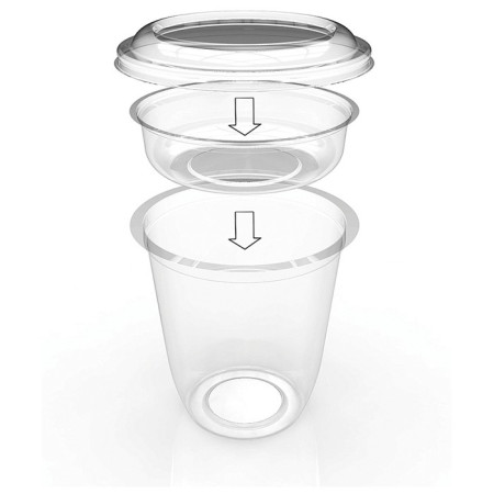 Pot Duo en RPET 17 cL (lot de 900)