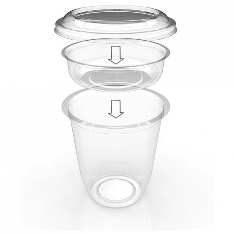 Pot Duo en RPET 30 cL (lot de 900)
