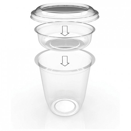 Insert 12 cL pour pot Duo (lot de 2400)