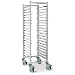 Echelle à glissière pâtissière Optimo 20 niveaux 600 x 400 x 1650 mm