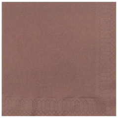 Serviette Airlaid chocolat 40 x 40 cm (lot de 600)