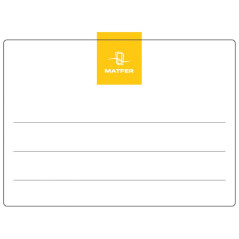 Etiquette neutre décollable (lot de 500)