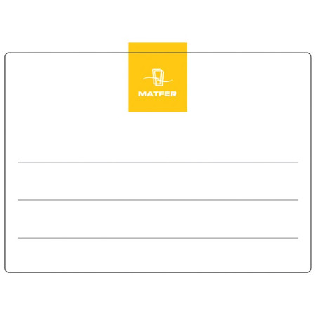 Etiquette neutre décollable (lot de 500)