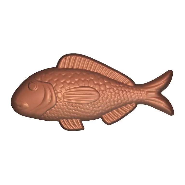 Moule 21 fritures poisson en polycarbonate pour chocolat