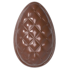 Moule demi-œuf Chesterfield en polycarbonate pour chocolat