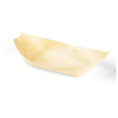 Boat container compostable wood 5 cL (1000 pcs)