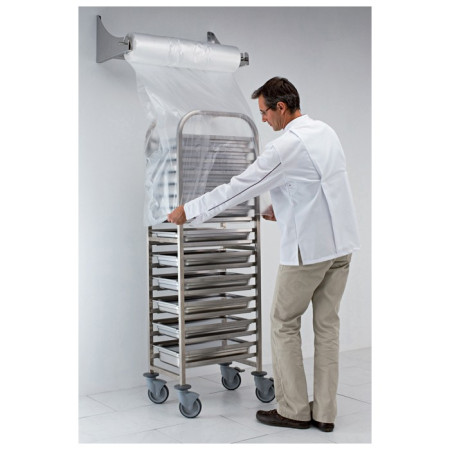 Roll of reinforced protective cover for trolley GN 2/1 (200 pcs)