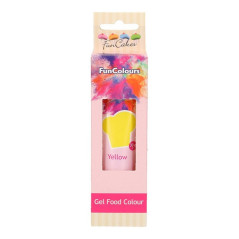 FunCakes Edible FunColours Gel Yellow 30g