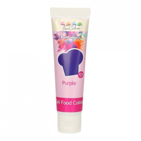 Colorant alimentaire en gel FunCakes Purple 30 g