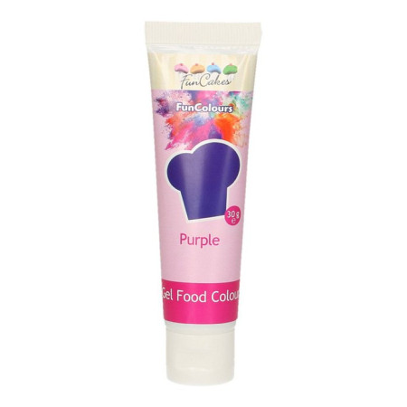 Colorant alimentaire en gel FunCakes Purple 30 g