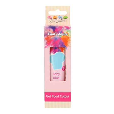 Colorant alimentaire en gel FunCakes Baby Blue 30 g