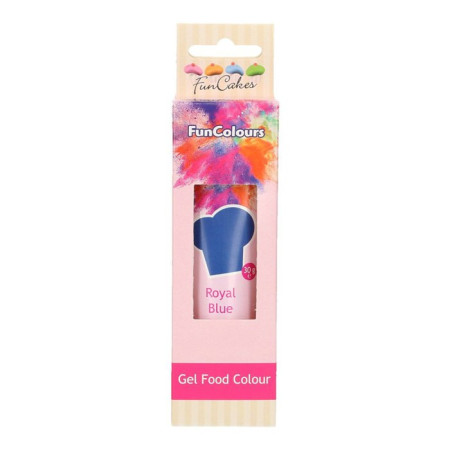 FunCakes Edible FunColours Gel Royal Blue 30g