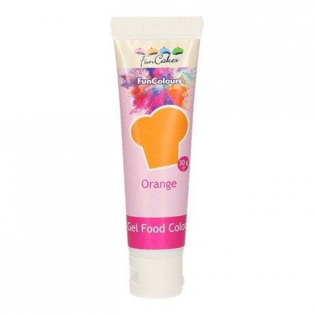 Colorant alimentaire en gel FunCakes Orange 30 g