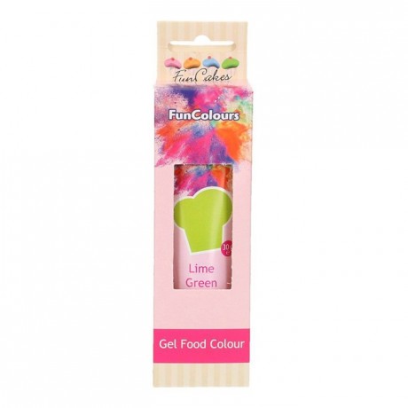 FunCakes Edible FunColours Gel Lime Green 30g