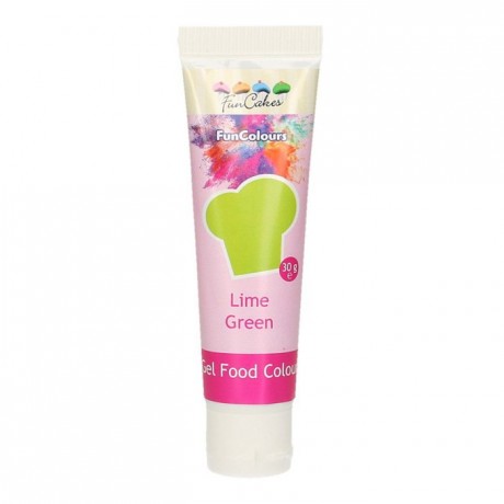 FunCakes Edible FunColours Gel Lime Green 30g